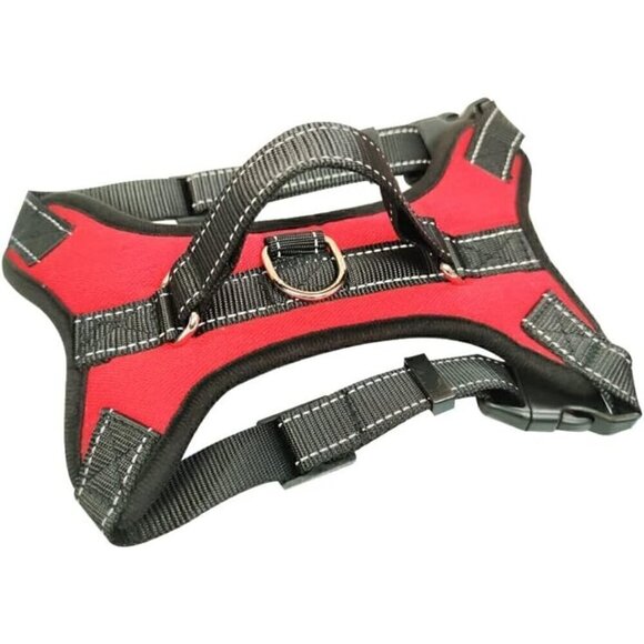 Easy Walk Dog Harness, Breathable, No Pull Adjustable Harness, Fluorescent Strip - Picture 2 of 8